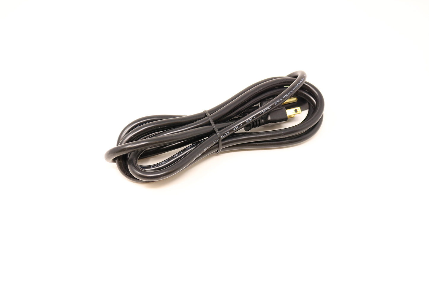 US Power Cord Black 6"